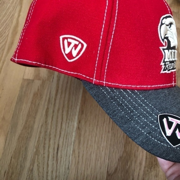 Miami Red Hawks NCAA Red Hat Medium Large NWT - Picture 4 of 10